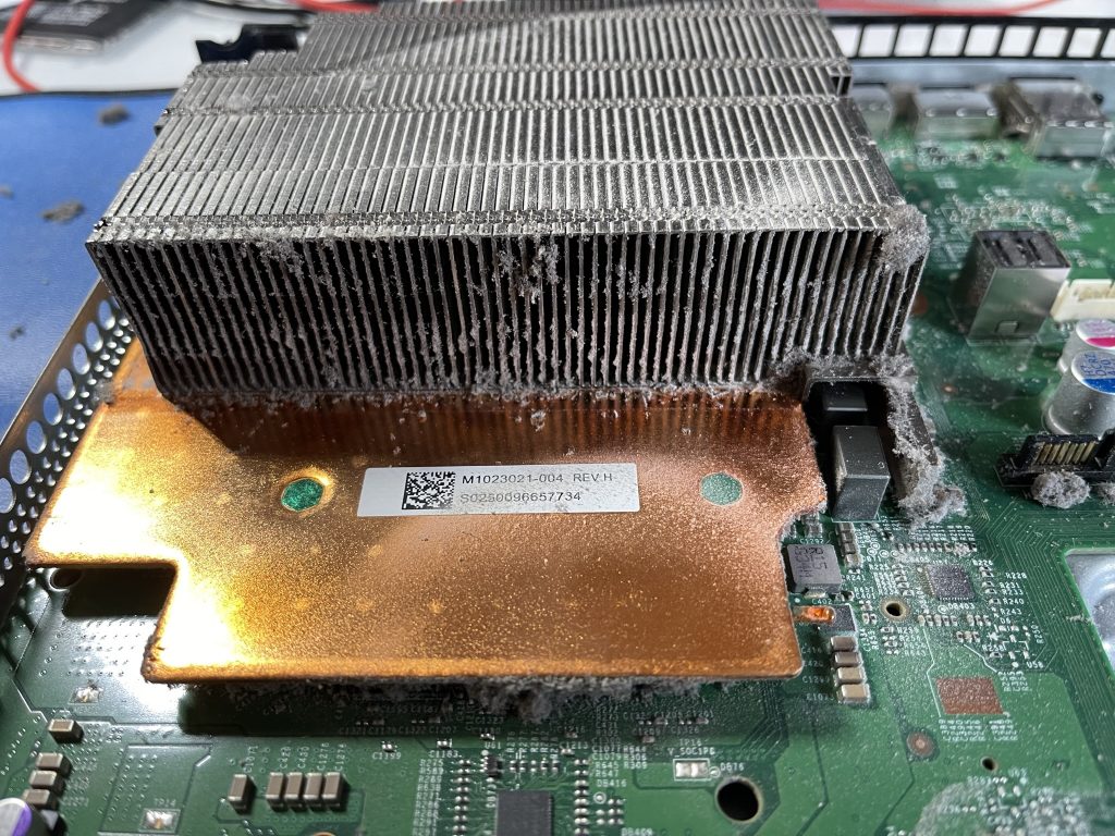 xbox keep switching off due to dust buildup.